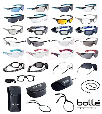 £4.09 • Buy Bolle Safety Glasses - Various Types BOLLE PLATINUM Anti-Fog + Anti-Scratch Lens