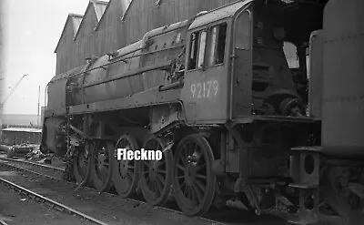 35mm Original  Negative Of 9F 92179 At Bolckows Scrapyard Blyth. With Copyright. • £3.99