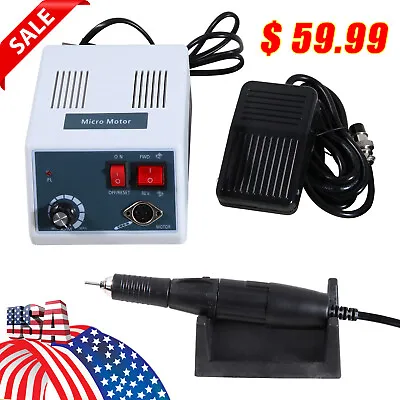 Dental Lab Marathon Electric Micromotor Polishing Unit + 35K Rpm Motor Handpiece • $57.98