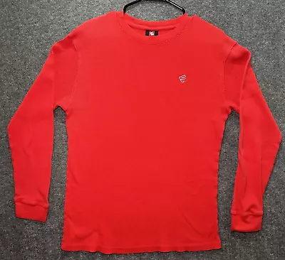 VTG Southpole Thermal Shirt Adult Men's XL Red Long Sleeve Logo Waffle Knit • $12.95