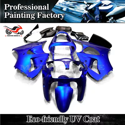 Blue ABS Fairing Kit For Kawasaki Ninja ZX6R 2000-2002 ZZR600 2005-2008 Bodywork • $449.99