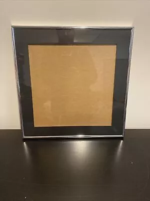 Lp Record Vinyl Wall Display Heavy Duty Album Cover Art Case. Sil Frame Blk Mat • $25