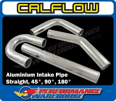 Calflow Aluminium Intake Intercooler Pipe - Straight 45 90 180 Mandrel Bends • $65.83
