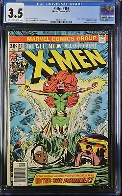 X-Men #101 - CGC 3.5 - Origin & 1st Appearance Of Phoenix • $199.99