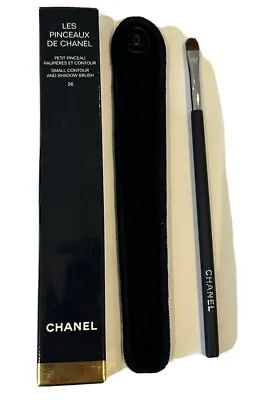 £26 • Buy Chanel Makeup Brush Les Pinceaux Small Contour Eyeshadow Brush Synthetic Fibres