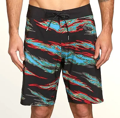 VOLCOM Men's PIPE PRO MOD Boardshorts - Size 28 - MLT - NWT • $48