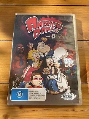 American Dad Vol 8 DVD ~ 3 Disc Set • $6.89