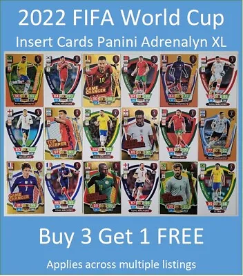$39.99 • Buy 2022 FIFA World Cup Panini Adrenalyn XL Football Cards - Insert / Foil Cards