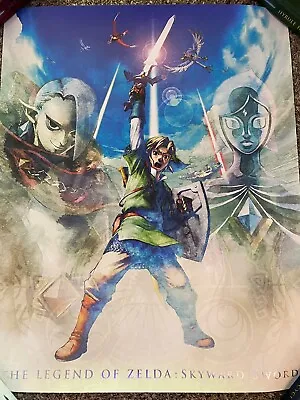 Club Nintendo Poster 76377A The Legend Of Zelda: Skyward Sword ERROR PRINT 22x28 • $30