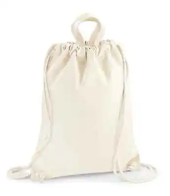 Westford Mill Nautical Cotton Gymsac 12L Grocery Shopping Beach Bag W686 • £10.60