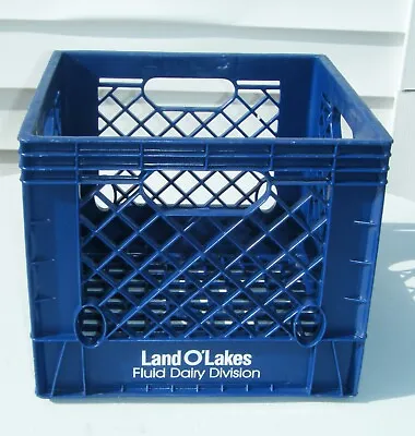 Vintage Land O‘Lakes Fluid Dairy Division Plastic Milk Crate • $106.80