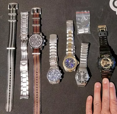 Assorted Mens Watches (Tissot V8 Citizen Bulova Invicta Casio G Shock) • $200