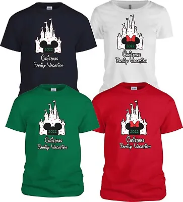 $13.99 • Buy New DISNEY Castle FAMILY Christmas Vacation 2022 T-Shirts, Minnie,Mickey