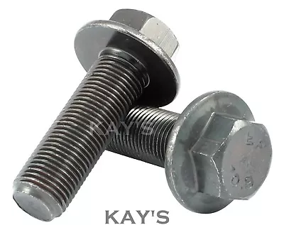 £2.97 • Buy M8 M10 M12 M14 M16 Fine Pitch Thread Flanged Hex Bolts High Tensile Grade 10.9 