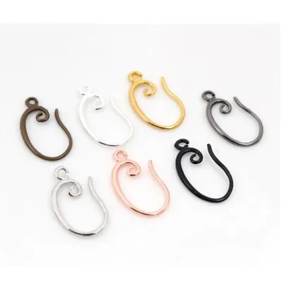 French Style Earring Hooks Blanks Clasps Jewellery Makings Findings Fittings  • £1.95