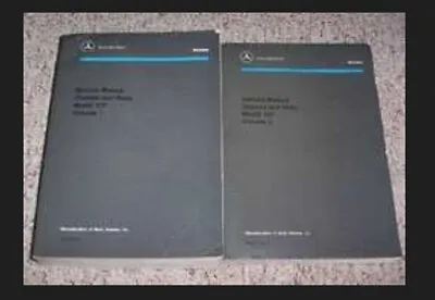 1986 Mercedes Benz 560SL Model 107 Chassis & Body Service Repair Manual Set • $279.30