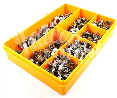 £11.33 • Buy 150 Assorted A2 Stainless M5 M6 M8 M10 Tee Nuts, Drive In, Captive T Nut Kit