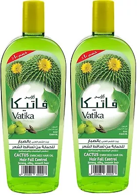 2X Vatika Cactus Enriched Hair Oil For Hair Fall Control - 180ml • $32.30