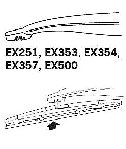 TRICO EX353 Wiper Blade For CITROËNDACIAFIATFORDLANCIANISSANOPELPEUGEOT • $9.76