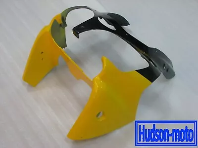 Front Nose Upper Cowl Fairing For Kawasaki Ninja ZX6R 2000-2002 ZZR600 Yellow/BK • $148