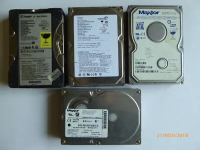£8.49 • Buy 4 Maxtor/Seagate Hard Drives, Untested, GC