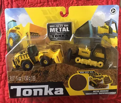 Tonka Metal Movers Combo Pack Mighty Bulldozer/Front Loader Inclues Sand New • $12.99