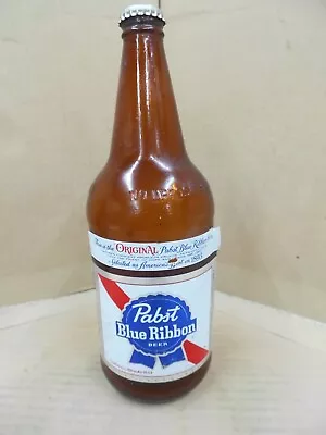 Pabst Blue Ribbon 1 Quart Beer Bottle ~pabst Brg.5 Cities~empty Bottle #111 • $30