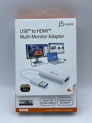 J5Create USB - HDMI Multi-Monitor Adapter For Mac & Windows JUA254 HD 1080p • $17