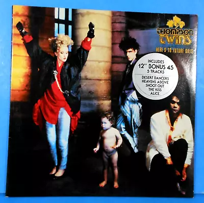 Thompson Twins Here's To Future Days Lp +12  Ep 1985 Re '86 Australia Vg+/vg+!! • $18.99