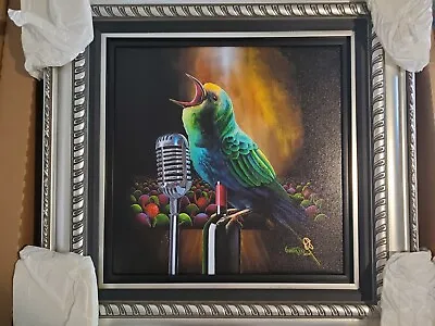 Michael Godard Giclee Hand Embellished On Canvas (Singing Audition) L/E #170/200 • $1295