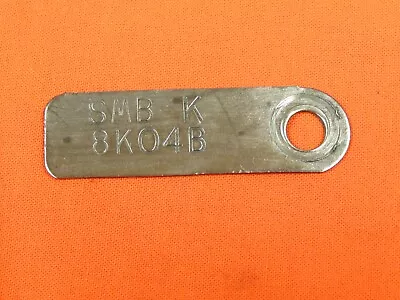 68 Shelby Mustang Cougar Power Steering Box Identification Tag SMB K  8K04B • $29.99