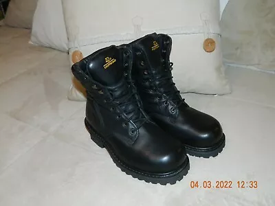 CHIPPEWA IQ 8  Boots Logger Work EH Steel Toe 400g Black 55120 Men's Size 6 • $99.99