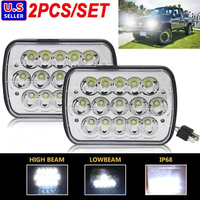 2PCS H6054 7x6'' LED Headlight Sealed High/Low Beam For Toyota Truck Pickup DOT • $31.58