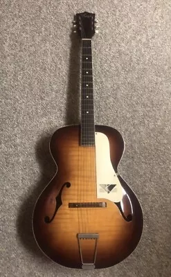 Vintage 1950s 1960s Kay Archtop Acoustic Guitar Hollow Body Jazz Blues Guitar • $299.99