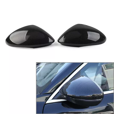 1 Pair Car Side Rearview Mirror Caps Cover ABS For Alfa Romeo Stelvio 2017-2022 • $53.09