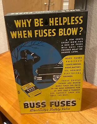 Vintage Buss Fuses Metal Counter Display • $75