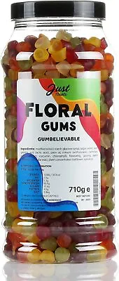 £22 • Buy Original Floral Gums Gift Jar From The A-Z Retro Sweet Shop Collection
