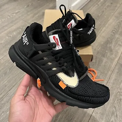 Nike Air Presto OFF-WHITE Black Virgil Abloh (2018) UK 6/US 7 (AA3830-002) • £495