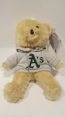 Mlb Oakland Athletics Forever Collectibles Gray/green Fluffy Teddy Bear  Stuffed • $49.99