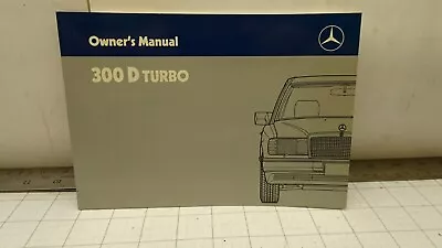 Mercedes Benz 124 584 65 96 Owners Manual 1987 300D Turbo  • $41