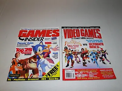 Video Games Ultimate Gaming Magazine Games Insider Fighting Vipers DKC Earthworm • $9.99