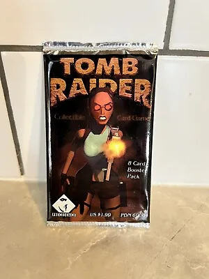 Lara Croft Tomb Raider CCG Base Set Sealed Booster Pack Collectible Card Game • £2.45
