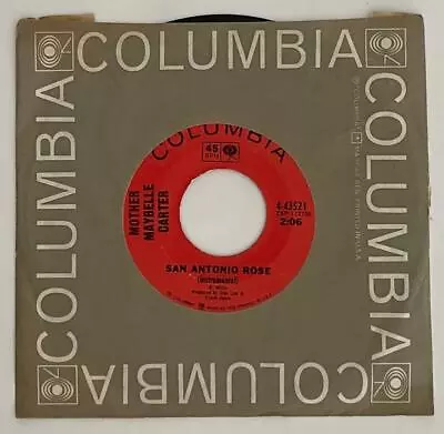 Mother Maybelle Carter San Antonio Rose / What You're Fighting 45 EX Columbia • $7.99