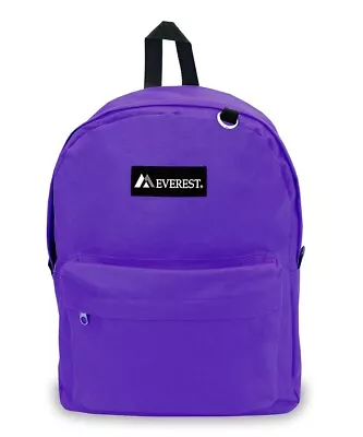 Everest Classic Backpack One Size DARK PURPLE • $19.99