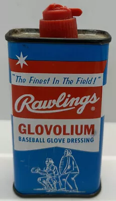 Vintage RAWLINGS GLOVOLIUM Baseball Glove Advertising Handy Oiler Oil Can • $19.99