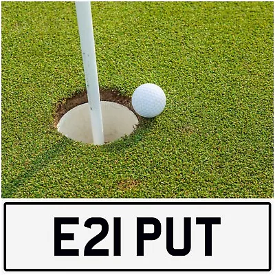 £399 • Buy Easy Eezi Putt Golf Pro Golfer Old E Reg Prefix Private Reg Number Plate E21 Put