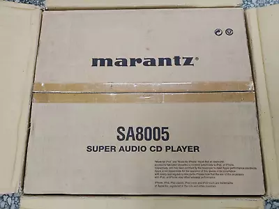 Demo Marantz SA8005 SACD Player In Black In 230V Made In Japan • $750