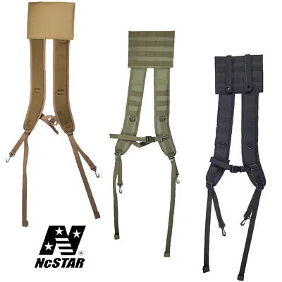 NcSTAR CVMBPS3035 Tactical MOLLE PALS Backpack Straps For Modular Surfaces • $12.99