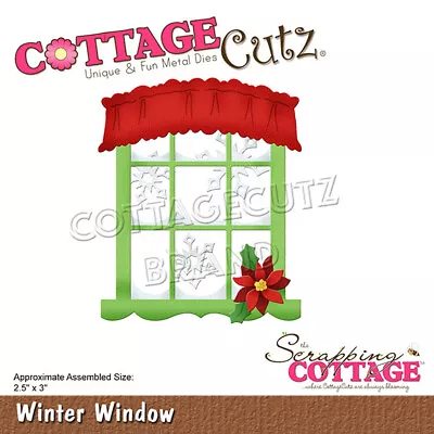 Scrapping Cottage Cutz Cutting Die - Winter Window • £7.99