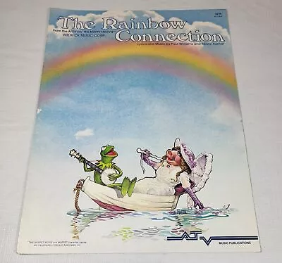 Muppets The Rainbow Connection Sheet Music Miss Piggy & Kermit 1979 • $9.99